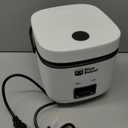 Rice Robot Personal Rice Cooker, PFAS-free, Nonstick. 1 Quart Capacity, with Stainless Steel Steamer Tray, Measuring Cups, Recipe Book with 60 Recipes, and Serving Spoon, As Seen On TV