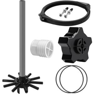 VIHOSE 4 Pcs SX180DA Lateral Assembly with Center Pipe, GMX600NM Valve Clamp 8 to 8.5 inch, GMX600F Ring, Drain Cap Assembly Compatible with Hayward SX180LA
