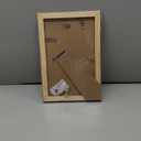 MOUDAMION 5x8 Wood Frame Brown, Natural Wooden 8x5in Picture Frames, Modern Golden 5 x 8inch Gallery Photo Pic Frame with HD Plexiglass, Horizontal Vertical Wall Mounting Tabletop Display 1Pcs