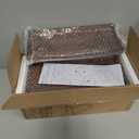 2-Tier Bathroom Organizer Countertop with Drawer, Wood Counter Organizer for Bathroom Decor, Sink Shelf for Vanity Storage, Makeup Tray for Perfume Skincare Bedroom Kitchen Corner 