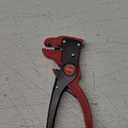 WGGE Automatic Wire Stripper and Cutter, 2 IN 1 Wire Stripper Tool, Adjustable 10-24 AWG Electrical Cable Wire Stripping Tool for Electronic and Automotive Repair, Eagle Nose Pliers (7-Inch)