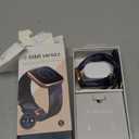 Fitbit Versa 2 Special Edition Health and Fitness Smart Watch with Heart Rate, Music, Alexa Built-In, Sleep and Swim Tracking, Navy and Pink Woven/Copper Rose, One Size (S and L Bands Included), 2.3