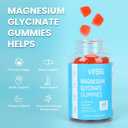 Magnesium Glycinate Gummies 400mg for Man and Women, Sugar Free with Magnesium Advanced Complex - Magnesium Supplement Chewable Gummies for Women & Men Vegan, Organic Gummies 60 Count