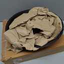 EDHAS Mango Wood Decorative Wooden Bowl Hand Carved Home Decor for Dining Table Center, Living Room, Kitchen Dcor (12" x 12' x 4.75")