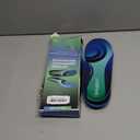 Plantar Fasciitis Insoles for Men Women, High Arch Support Orthotic Inserts for Flat Feet Pain Relief, Shock Absorbing Inserts for Standing All Day, Work Boots Mens 12/Womens 14 (Blue)