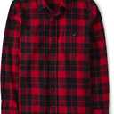 The Children's Place Boys' Long Sleeve Poplin Button Up Shirt