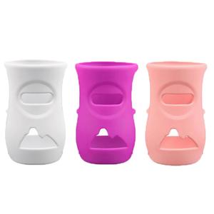 Set of 3pcs/1pc Protective Silicone Covers for Glass Bottles Shatter Proof Holder Case Sleeve 120/240ml