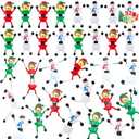 SFZPXY 32 Pcs Christmas Sticky Man Climbing Wall Sticky Hands Stretchy Toys Xmas Party Favors Bluk Valentines Christmas Gifts for Kids Goody Bag Stuffers Stocking Fillers Birthday Party Toys