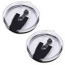 Replacement Tumbler Lids Spillproof 12 oz, Plastic Splash Resistant Lids Covers Spill Proof Tumbler Lid Cup Covers,Stainless Steel Tumbler Travel Cup Yeti,Ozark Trails (Yizhiling Trading) 5 Pcs
