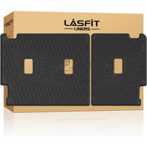 LASFIT Rear Back Seat Cover for Ford Bronco 4-Door 2021-2026 TPE Backrest Mats All Weather Protector Waterproof Split-Seat Design Liner Non-Slip Easy Clean, Bronco 4 Door Accessories