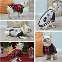 BEAUTYZOO Dog Sweaters for Small Medium Large Dogs, Dog Hoodie Warm Fleece Dogs Winter Clothes Cute Stylish Boy & Girl Dog Sweatshirts, Red Sport Coats Baseball Uniform Jackets for Puppy, SM (S/M (Back: 14",Chest: 19"))