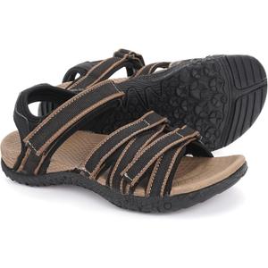 WHITIN Womens Hiking Sandals with Arch Support | Adjustable Hook and Loop Straps | Durable Sport Sandals for Outdoor Adventure