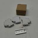 3 Pack 1 Pole Miniature Circuit Breaker, 20 Amp 120V/240V AC DIN Rail Mount Circuit Breaker, Thermal Magnetic Trip MCB C20