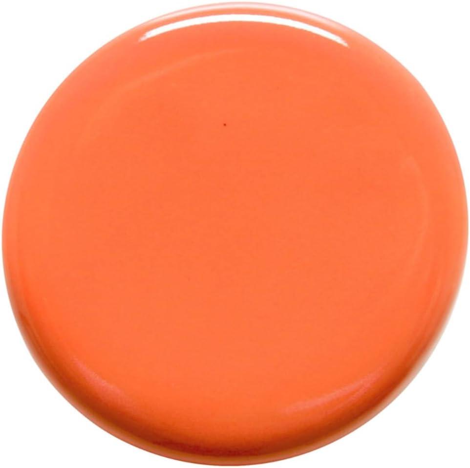 AMACO Teacher's Palette TP-64 Carrot Orange Gloss Glaze Pint, 16 oz. (473 mL), Low Fire Cone 05 (TP) Intermixable Liquid Ceramic Pottery Glaze for Bisque