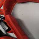 AUBELL Reflective Tactical Dog Collar,Adjustable Military Heavy Duty K9 Collars with Handle and Quick Release Metal Buckle Great for Large Dogs, with Airtag Case and 2 Patches (Red,L)