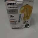 Feit Electric ST1960/FIL/AG 60 Watt Equivalent WiFi Dimmable, No Hub Required, Alexa or Google Assistant ST19 Edison Vintage LED Smart Light Bulb, Yellow, 5.4" H x 2.5" D, 2100K Amber