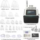 Meifuly Vacuum Therapy Machine, 3 in 1 Vacuum Cupping Sets, Skin Care and Airbrush Machine, with 1800ML and 1500ML Large Cups, 0-80 cmHg, 5 inch Touch Screen