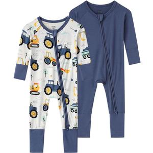 Baby Viscose from Bamboo Footless Pajamas Boys Girls Zippy Pjs Sleep 'N Play Romper - 0-24 Months (12-18 Months)