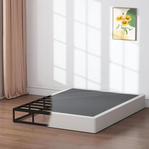 Queen Box Spring 9 Inch Metal Frame Mattress Foundation Bed Base