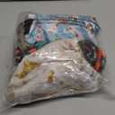 5 Pack Dog Diapers Male Reusable, Premium Belly Bands for Male Dogs, High Absorbing Dog Pee Wraps for Doggie in Incontinence or Training Flower M (Cute Puppy)