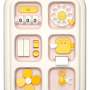 Topsolid Montessori Busy Board Toys for 1 Year Old, Sensory Toys for Toddlers 1-3, Airplane Travel Toys for 1+ Year Old, Toddler toys, Baby Fidget Board Birthday Gifts for Boy&Girl 12-36 Months -Green