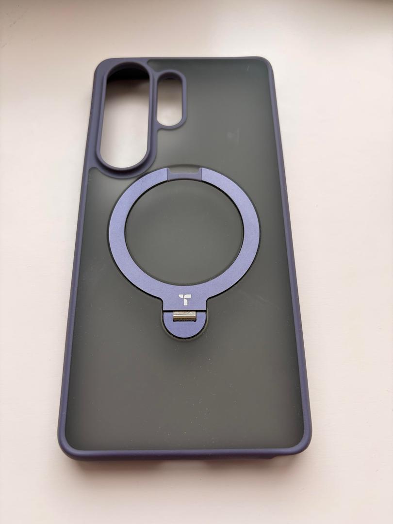 TORRAS Q3 Spin for Samsung Galaxy S26 Ultra Case, 360 Magnetic Stand, Compatible with Magsafe, Slim S26 Ultra Case with Kickstand, Aesthetic for Women, Translucent Frosted Purple