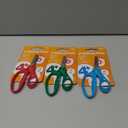 Fiskars 5" Blunt-Tip Kids Scissors for Kids Ages 4-7, Scissors for School or Crafting, Back to School Supplies, 3 Pack