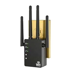 WiFi Extender Signal Booster for Home, WiFi Extender, Long Range up to 12880 Sq Ft and 105 Devices, Internet Extender WiFi Booster, WiFi Repeater with Ethernet Port