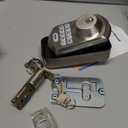 TEEHO TE001 Keyless Entry Door Lock with Keypad - Smart Deadbolt Lock for Front Door with 2 Keys - Auto Lock - Easy Installation - Satin Nickel