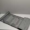 SLEEPING LAMB Over The Door Shoe Organizer for Closet with Large Deep Pockets, Narrow Shoe Rack for Door Hanging Boots Storage, Grey (64.5'')