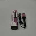 Mini Hair Crimper Hair Waver 3 Temperature Adjustable, 3 Barrel Curling Iron for Short Hair, Hair Crimper for Women Beach Waves, 1/2 Inch for Tight Curls, Travel Size, Dual Voltage, Pouch Bag