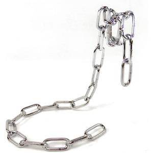 Magic Suspension Iron Chain Wine Rack Metal Chain Hanging Wine Bottle Holder Bar Cabinet Display Stand Shelf Bracket Home Decor (Sliver)