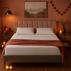 Memory Foam Mattress, Gel-Infused with High-Density Base, Medium Firm, CertiPUR-US, Washable Cover, 10-inches,Queen