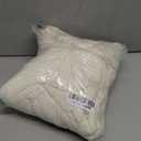 Puffer Vest for Women's Outerwear Vests Puffy Oversized 2024 Quilted Vest Tops Jackets Coat with Pockets, Beige, Size S