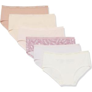 Calvin Klein Girls' Cotton Hipster Underwear 6-Pack (X-Large)