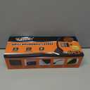 Grill Brush Bristle Free, Grill Brush with 5 Replacement Heads, Grill Cleaner Brush for Outdoor Grill, Cast Iron, Stainless Steel Grates, Grill Scraper Outdoor BBQ Grill, Dad Father Gift, Black