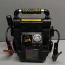 STANLEY J5C09 1000 Peak Amp Automotive Jump Starter, Portable Power – 2.1A/10W USB Port, 12V Outlet, 120 PSI Air Compressor for Tires, Bikes & Sports Equipment