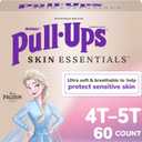 Pull-Ups Girls' Skin Essentials Potty Training Pants, Training Underwear, 4T-5T (38-50 lbs), 60 Ct