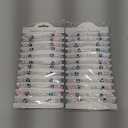 24 Pcs Soccer Bracelets Stackable Clay Beaded Bracelets Soccer Party Favors Beaded Ball Adjustable Clay Bracelet Jewelry Sports Gifts Supplies for Teen Adults (Gradient Pink)