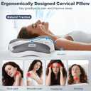 Sleep Apnea Pillow, Ergo Pillow for Sleep Apnea, Cervical Neck Pillow for Neck Pain Relief, Sleeping, and Snoring Relief, Orthopedic Therapy Memory Foam Contour Cooling Pillow for Side, Back