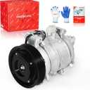 PHOBOOS A/C Compressor with Clutch Compatible with Honda Accord 2008-2012, Crosstour 2012-2015, L4 2.4LNote: For L4 2.4L ONLY. Fast Cooling, Ref. CO 11224C