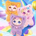 CALEMBOU Blind Box,Soft Kawaii 1 of 6 Possible Mystery Collectible Plush Doll Toys, Animals Stuffed Keychain Charm Birthday Gifts,Ula Weather Series