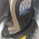 Evenflo Revolve360 Slim 2-in-1 Rotating Car Seat with Green & Gentle Fabric, Date of Manufacture 2025/10/11 (Travertine)