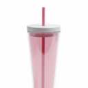 Plastic Tumbler Pink 26OZ