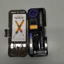 Mini Cordless Soldering Iron Kit, USB Rechargeable Portable Cordless Soldering Iron, LCD Digital Adjustable Temperature Thermostatic Soldering Gun for Home Appliance Repair, DIY (Grey)