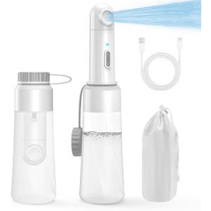 Portable Electric Travel Bidet, Rechargeable Handheld Bidet Sprayer with 2 Spray Modes, 350ML High Capacity, IPX7 Waterproof Personal Bidet for Women, Men, Baby