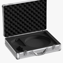 Starlink Mini Case, Aluminum Alloy Travel Suticase with Precision Form for Starlink Mini Dish, Kickstand, Pipe Adapter and Accessories