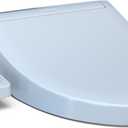 TOTO WASHLET KC2 Electronic Bidet Toilet Seat with Heated Seat and SoftClose Lid, Elongated, Cotton White - SW3024#01, KC2Elongated