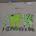 St Patricks Day Dentist Dental Hygienist Dental Squad Womens T-Shirt, 3XLT