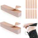 50 Pcs Tummy Tape Pre Cut Belly Tape Back Fat Tape Kinesiology Lift Body Tape Elastic Skin Tape for Leg Stoma Backless Dresses Wedding Pregnancy